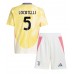 Juventus Manuel Locatelli #5 Dětské Oblečení Venkovní Dres 2024-25 Krátkým Rukávem (+ trenýrky)